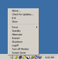 ShutdownTray screenshot